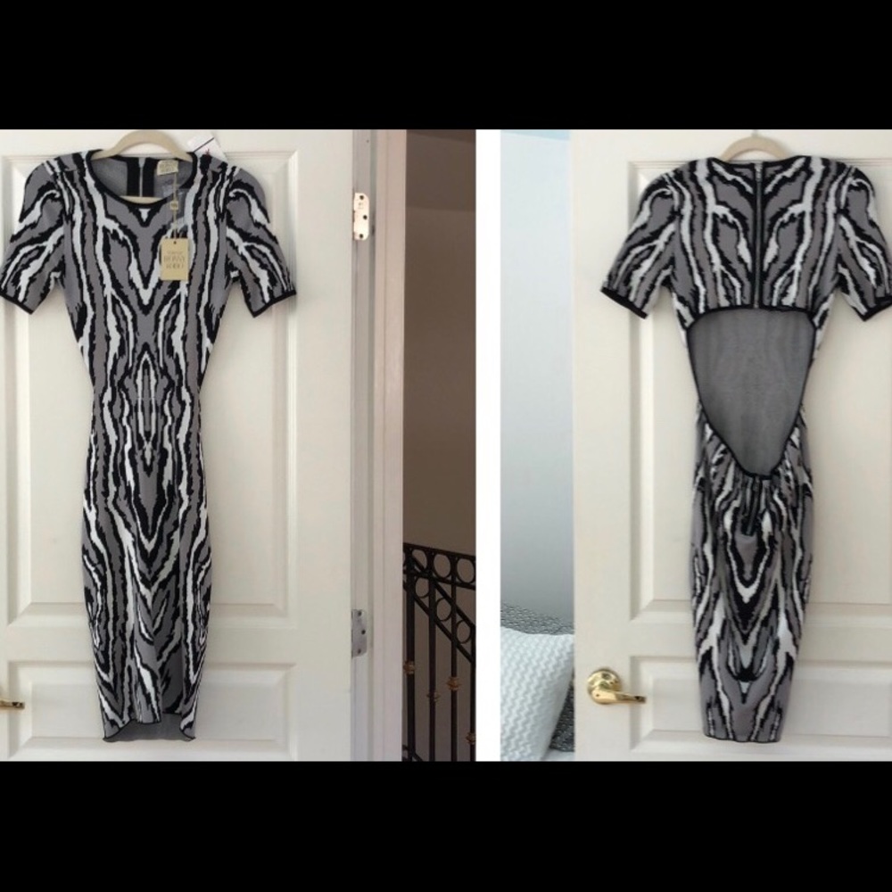 BACKLESS KNIT CLING DRESS- TORN BY RONNY KOBO - Picture 2 of 7